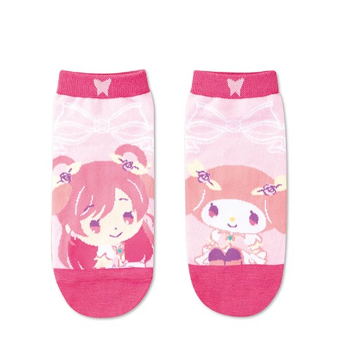 レディース　ソックス（Yes!プリキュア5 GoGo!×Sanrio characters）
