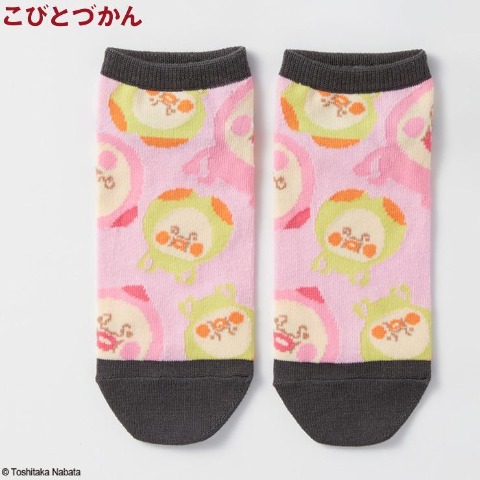 レディース　スニーカーソックス（カクレモモジリ・スモモノウチ）
