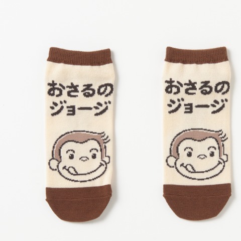 レディース　スニーカーソックス（おさるのジョージ）