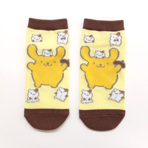 レディース　ソックス（ポムポムプリン）
