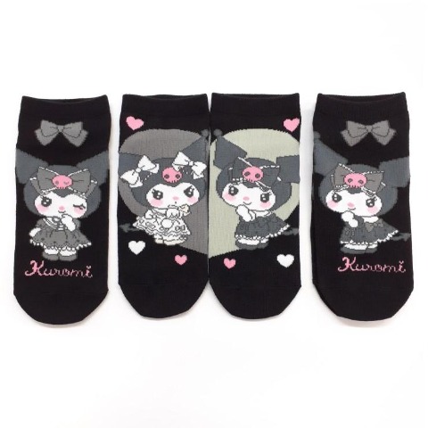 レディース　3足組ソックス（クロミ）