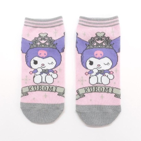 レディース　3足組ソックス（クロミ）
