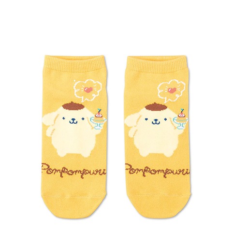 レディース　ソックス（ポムポムプリン）