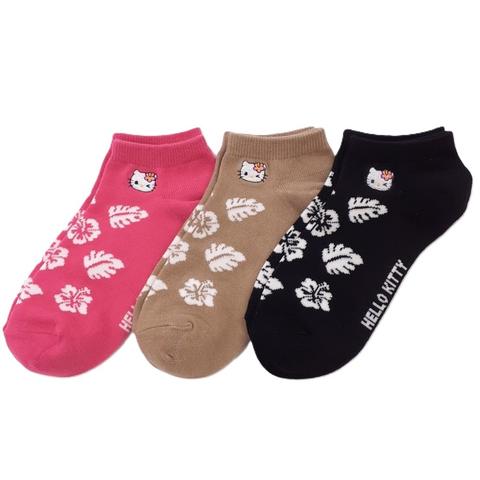 レディース　3足組ソックス（ハローキティ）