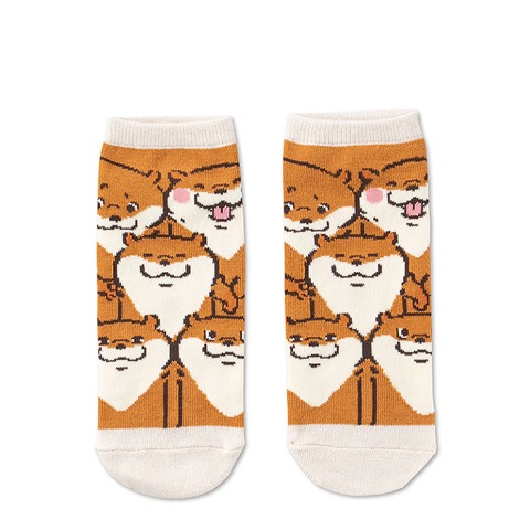 レディース　ソックス（可愛い嘘のカワウソ）