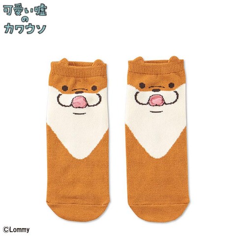 レディース　ソックス（可愛い嘘のカワウソ）