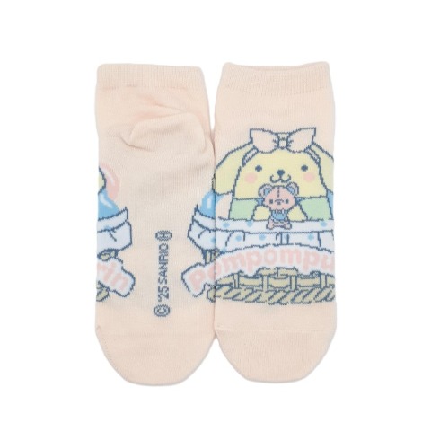 レディース　ソックス（ポムポムプリン）