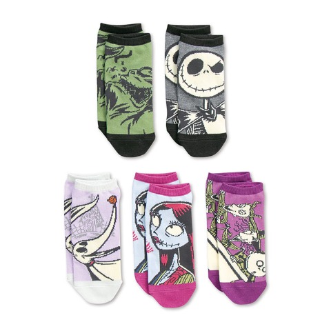 レディース　ナイトメアー・ビフォア・クリスマスソックスパック6点セット