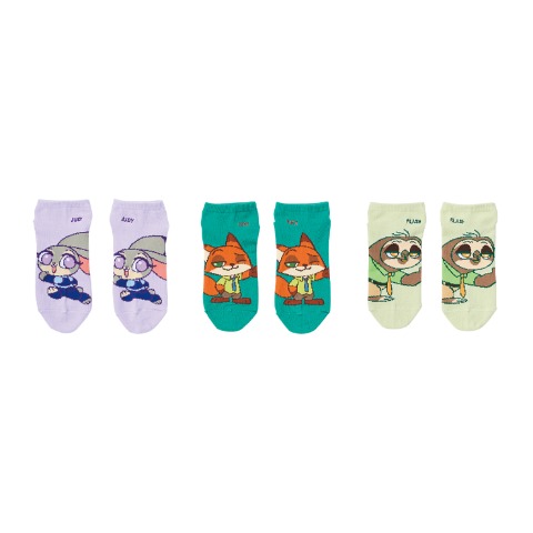 レディース　3足組ソックス（ニック&ジュディ&フラッシュ）