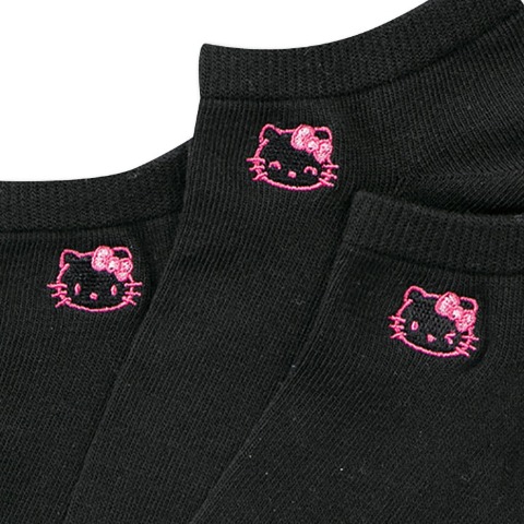 レディース　3足組ソックス（ハローキティ）