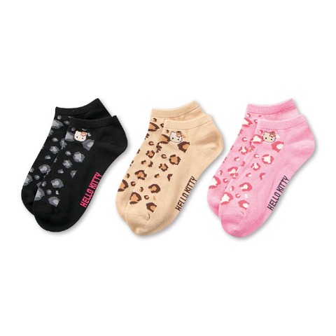 レディース　3足組ソックス（ハローキティ）