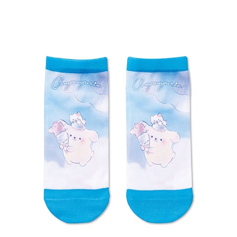 レディース　シール付ソックス（ポムポムプリン）