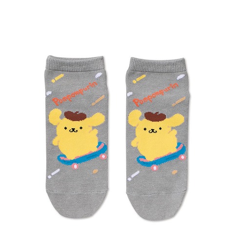 レディース　シール付ソックス（ポムポムプリン）