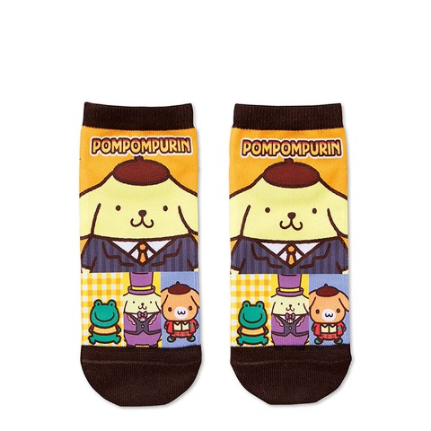 レディース　シール付ソックス（ポムポムプリン）