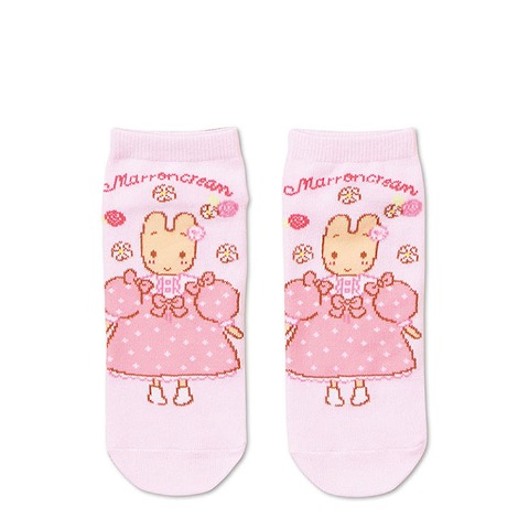 レディース　ソックス（マロンクリーム）