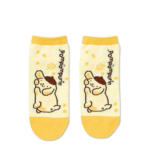 レディース　シール付ソックス（ポムポムプリン）