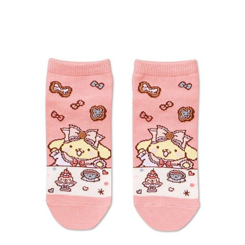 レディース　シール付ソックス（ポムポムプリン）