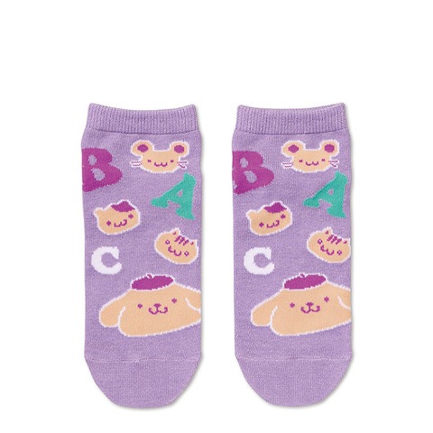 レディース　シール付ソックス（ポムポムプリン）