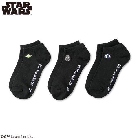 レディース　3足組ソックス（スター・ウォーズ）