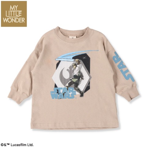 ベビー　長袖Ｔシャツ（90・95cm・MY LITTLE WONDER/STAR WARS）