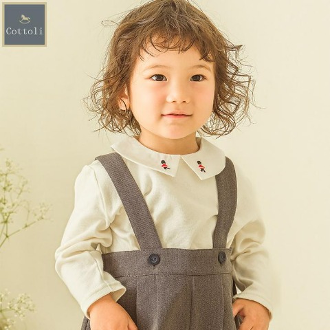 ベビー　長袖Tシャツ （80～95cm・Cottoli）