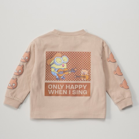 ベビー　長袖Ｔシャツ（90・95cm・ミニオンズ）