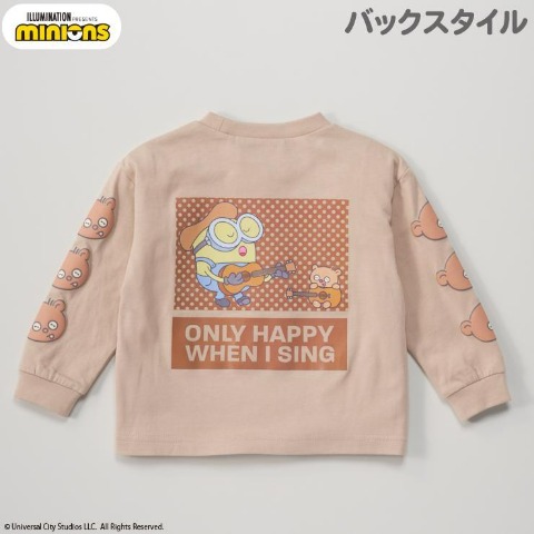 ベビー　長袖Ｔシャツ（90・95cm・ミニオンズ）