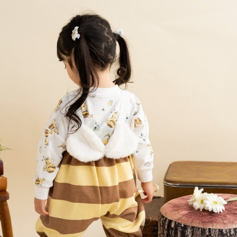 ベビー　長袖Tシャツ （80～95cm・Cottoli/Disney）