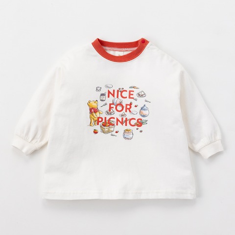 ベビー　長袖Tシャツ （80～95cm・Cottoli/Disney）
