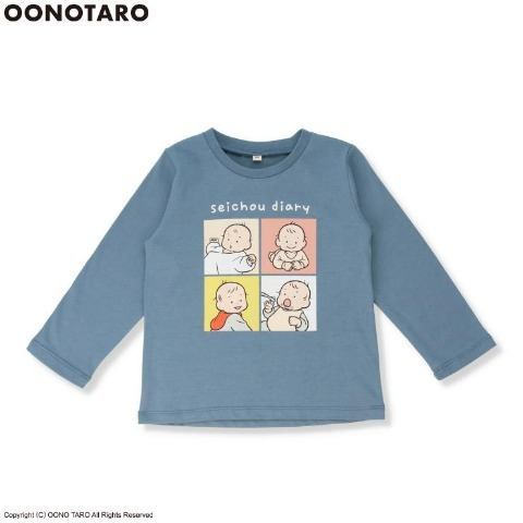 ベビー　長袖Ｔシャツ （80～95cm・おおのたろう）