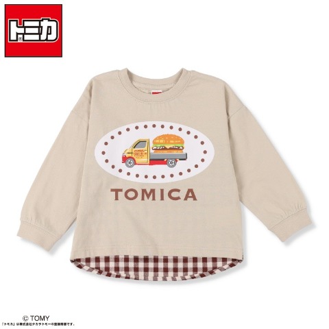 ベビー　長袖Tシャツ （80～95cm・トミカ）