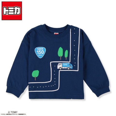 ベビー　長袖Tシャツ （80～95cm・トミカ）