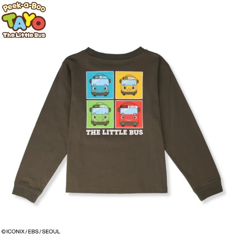 ベビー　長袖Tシャツ （80～95cm　ちびっこバス・タヨ）