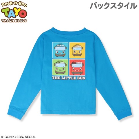 ベビー　長袖Tシャツ （80～95cm　ちびっこバス・タヨ）