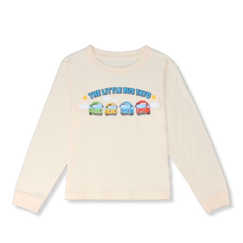 ベビー　長袖Tシャツ （80～95cm　ちびっこバス・タヨ）