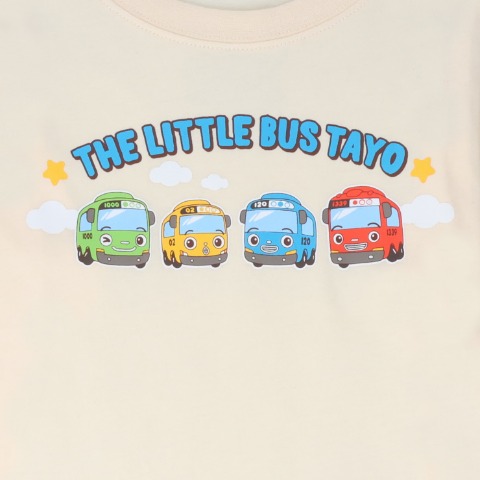 ベビー　長袖Tシャツ （80～95cm　ちびっこバス・タヨ）