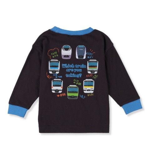 ベビー　長袖Ｔシャツ （80～95cm・JR東日本商品化許諾済）