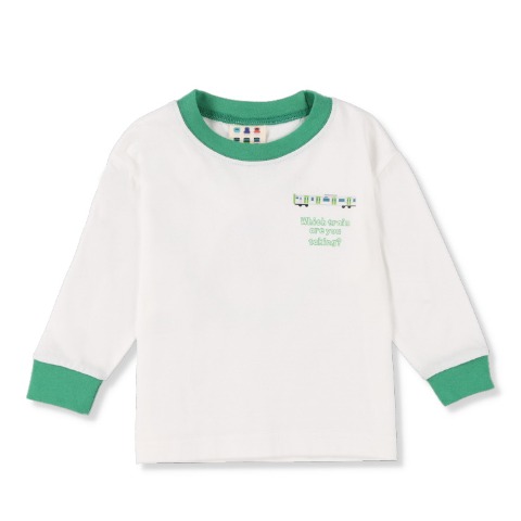 ベビー　長袖Ｔシャツ （80～95cm・JR東日本商品化許諾済）