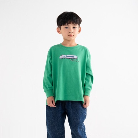 ベビー　長袖Ｔシャツ （80～95cm・JR東日本商品化許諾済）
