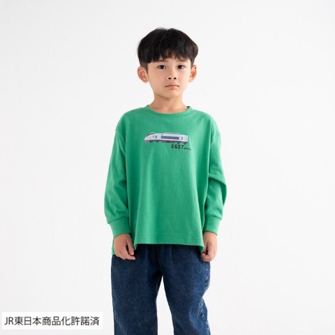 ベビー　長袖Ｔシャツ （80～95cm・JR東日本商品化許諾済）