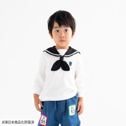 ベビー　長袖Ｔシャツ （80～95cm・JR東日本商品化許諾済）