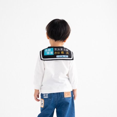 ベビー　長袖Ｔシャツ （80～95cm・JR東日本商品化許諾済）
