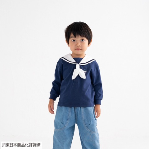 ベビー　長袖Ｔシャツ （80～95cm・JR東日本商品化許諾済）