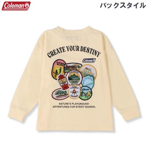 ベビー　長袖Tシャツ (80～95cm・Coleman)