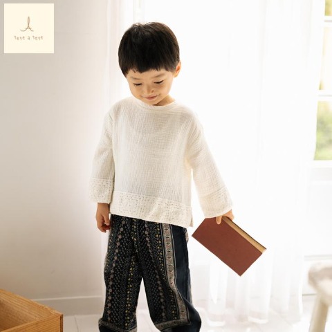 ベビー　長袖Tシャツ （80～95cm・tete a tete）