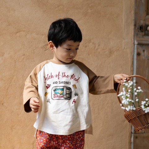 ベビー　長袖Ｔシャツ （80～95cm・tete a tete）
