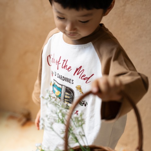 ベビー　長袖Ｔシャツ （80～95cm・tete a tete）