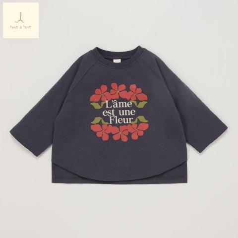 ベビー　長袖Ｔシャツ （80～95cm・tete a tete）