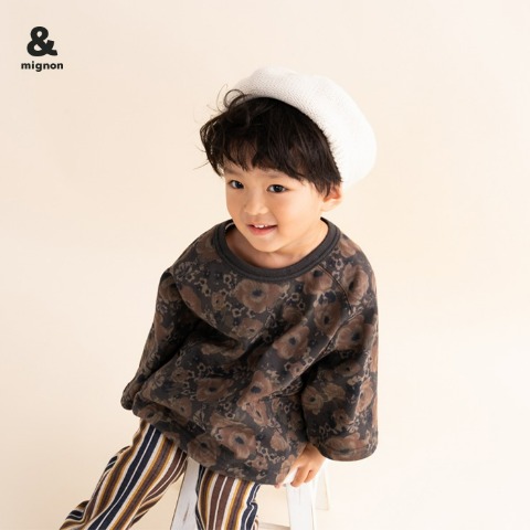 ベビー　長袖Ｔシャツ（80～95cm・&mignon）