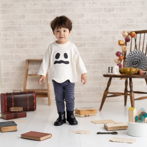 ベビー　長袖Tシャツ（80～95cm・tete a tete）